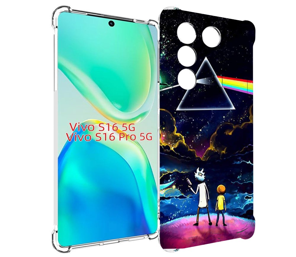 

Чехол MyPads рик и морти в космосе для Vivo S16 5G/S16 Pro 5G/V27/V27 Pro, Tocco
