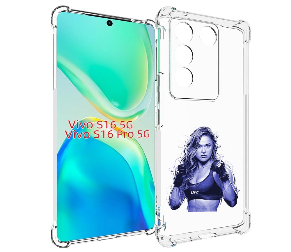 

Чехол MyPads ронда-роузи-юфс для Vivo S16 5G/S16 Pro 5G/V27/V27 Pro, Tocco