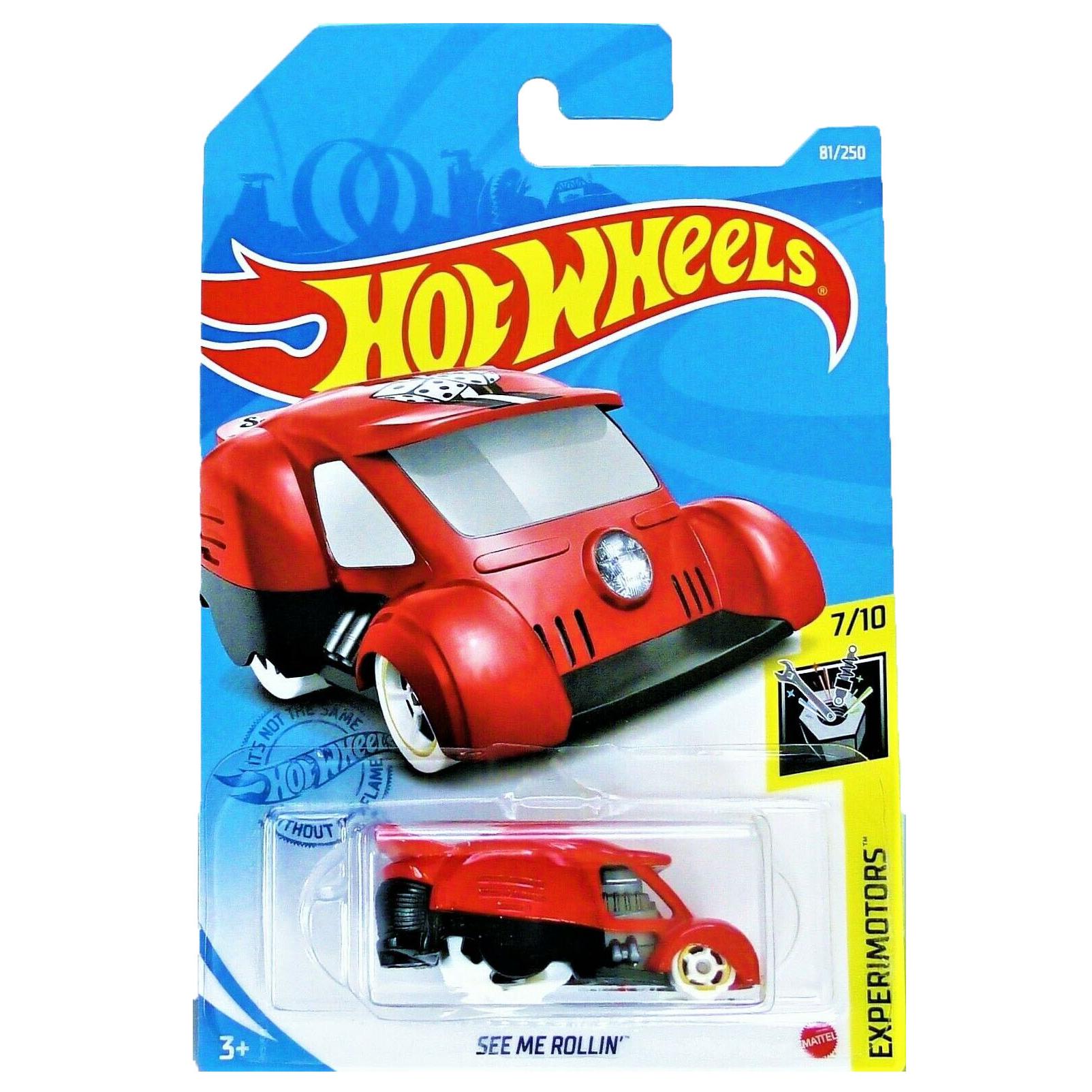 фото Игрушечная машинка hot wheels базовая машинка see me rollin, красная 5785/gtb61