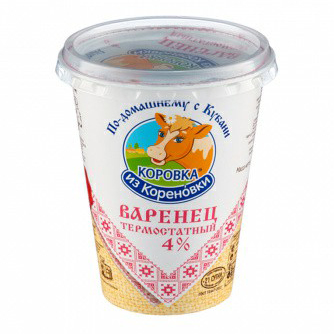 Варенец Коровка из Кореновки 4% 300 г