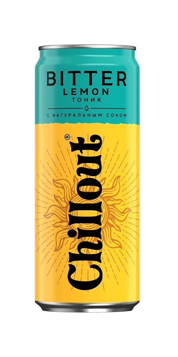 Газированный напиток Chillout Bitter Lemon 0,33 л