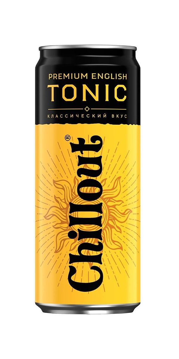 Газированный напиток Chillout Premium English Tonic 0,33 л