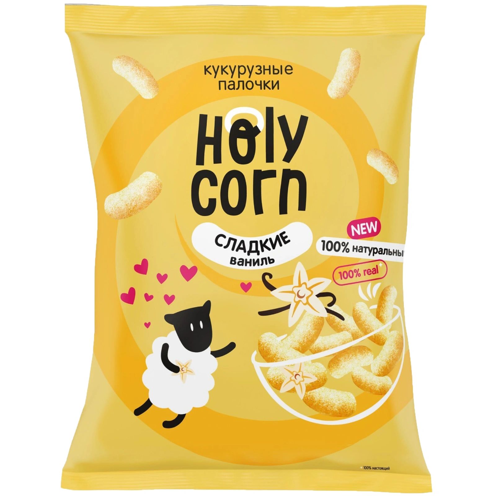 Кукурузные палочки Holy Corn сладкие 50 г