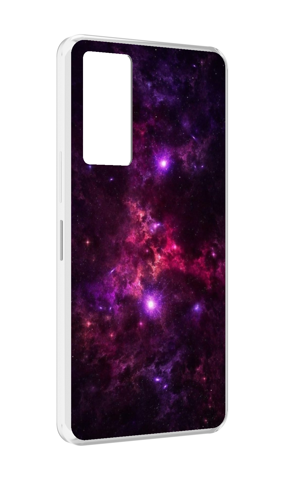 

Чехол MyPads фиолетовый-космос-с-облаками для Infinix Note 11, Прозрачный, Tocco