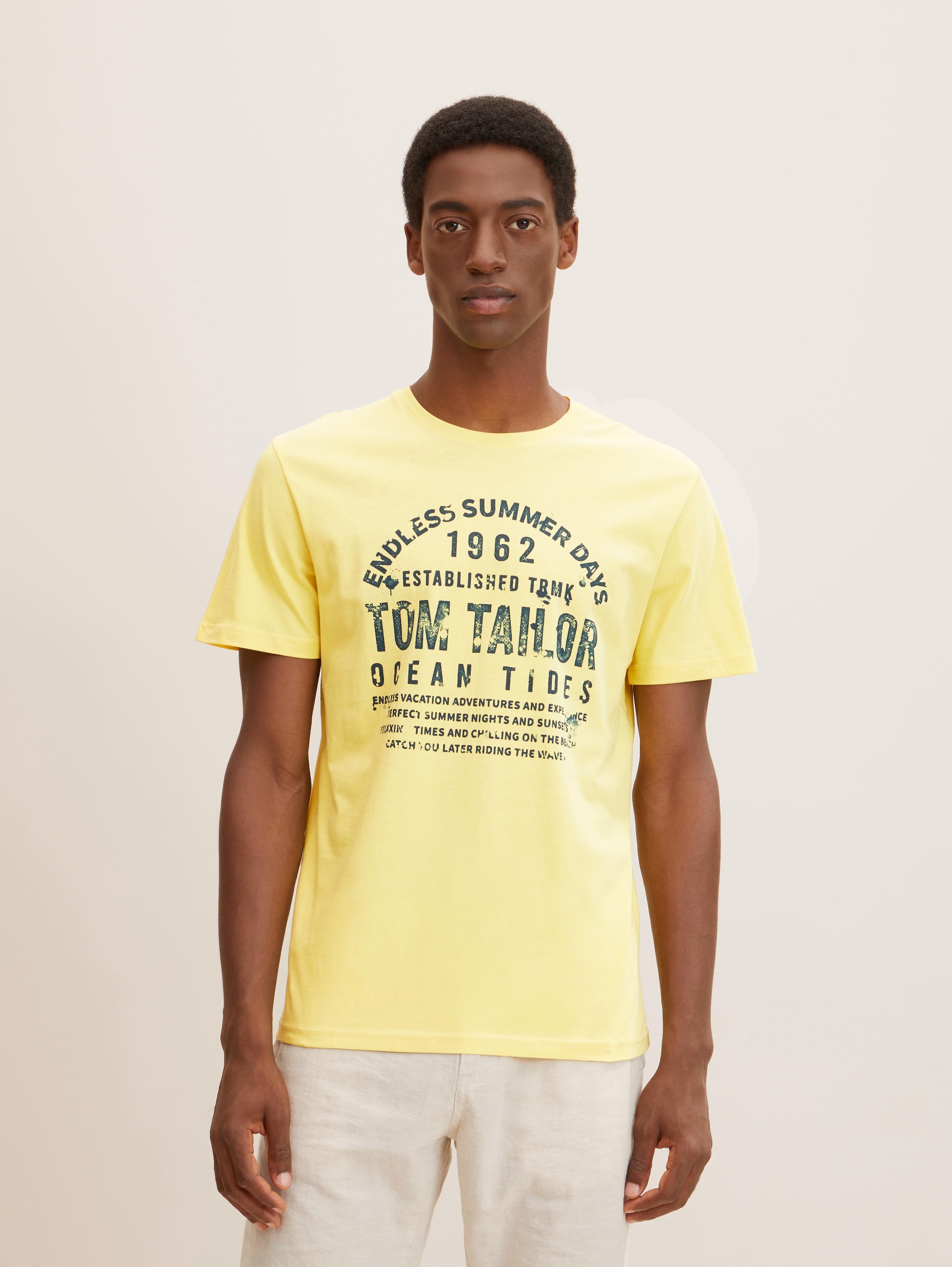 

Футболка мужская TOM TAILOR 1031567 желтая L, 1031567