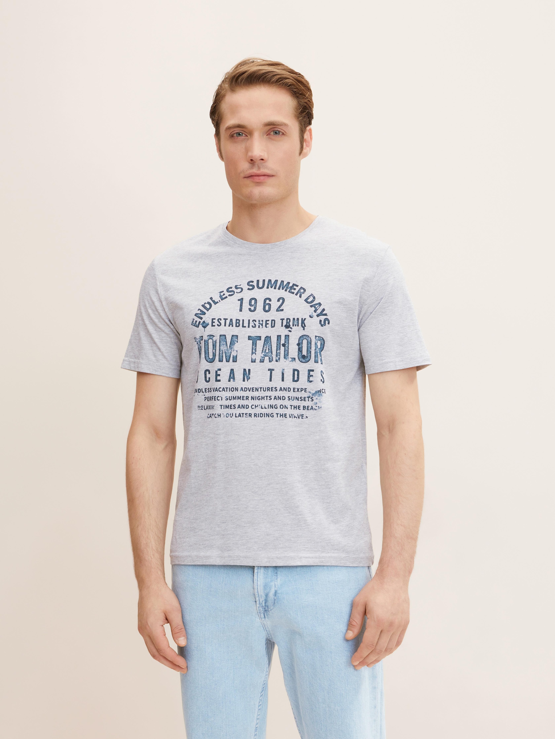 

Футболка мужская TOM TAILOR 1031567 серая M, 1031567