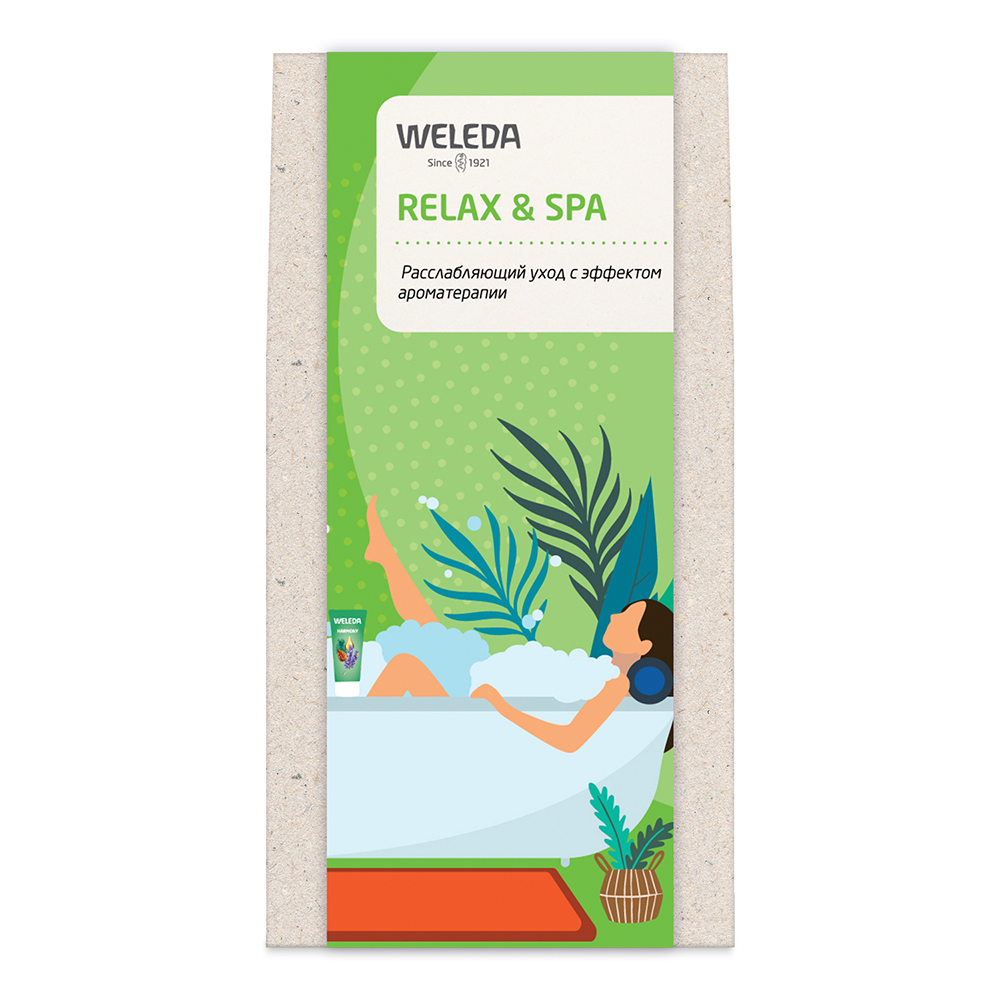 фото Набор подарочный weleda relax&spa 285 мл