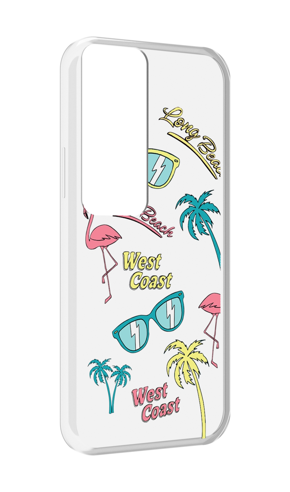 

Чехол MyPads пляжные-декорации для Tecno Pova Neo 2, Прозрачный, Tocco