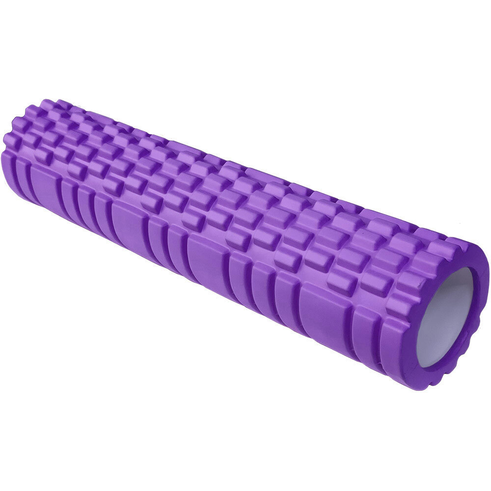 E29390 Ролик для йоги фиолетовый 61х14см ЭВА/АБС