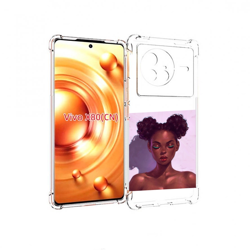 

Чехол Mypads Зеленые-Стрелки Женский Для Vivo X80, Прозрачный, Tocco