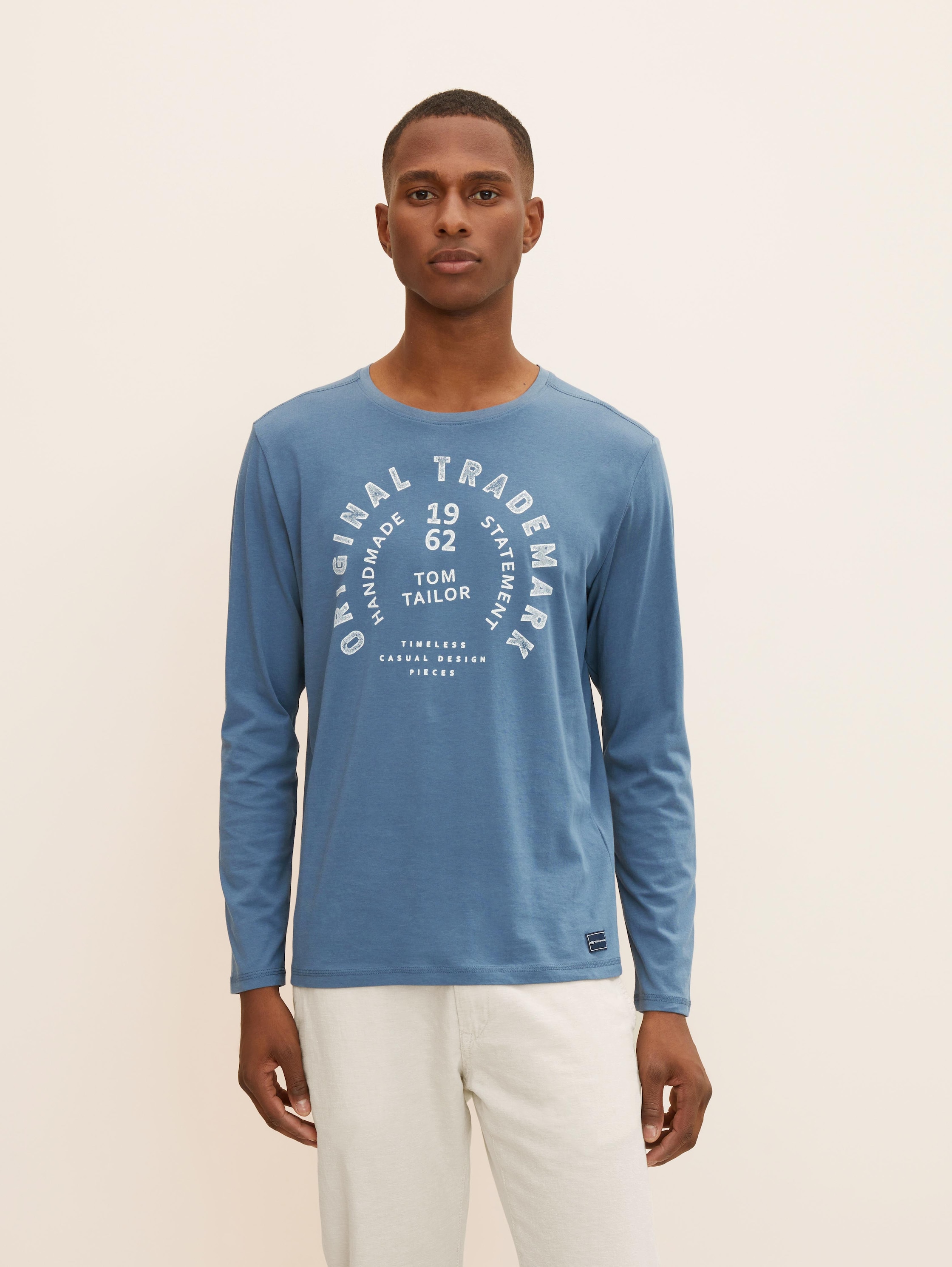 

Лонгслив мужской TOM TAILOR 1034513 синий 2XL, 1034513