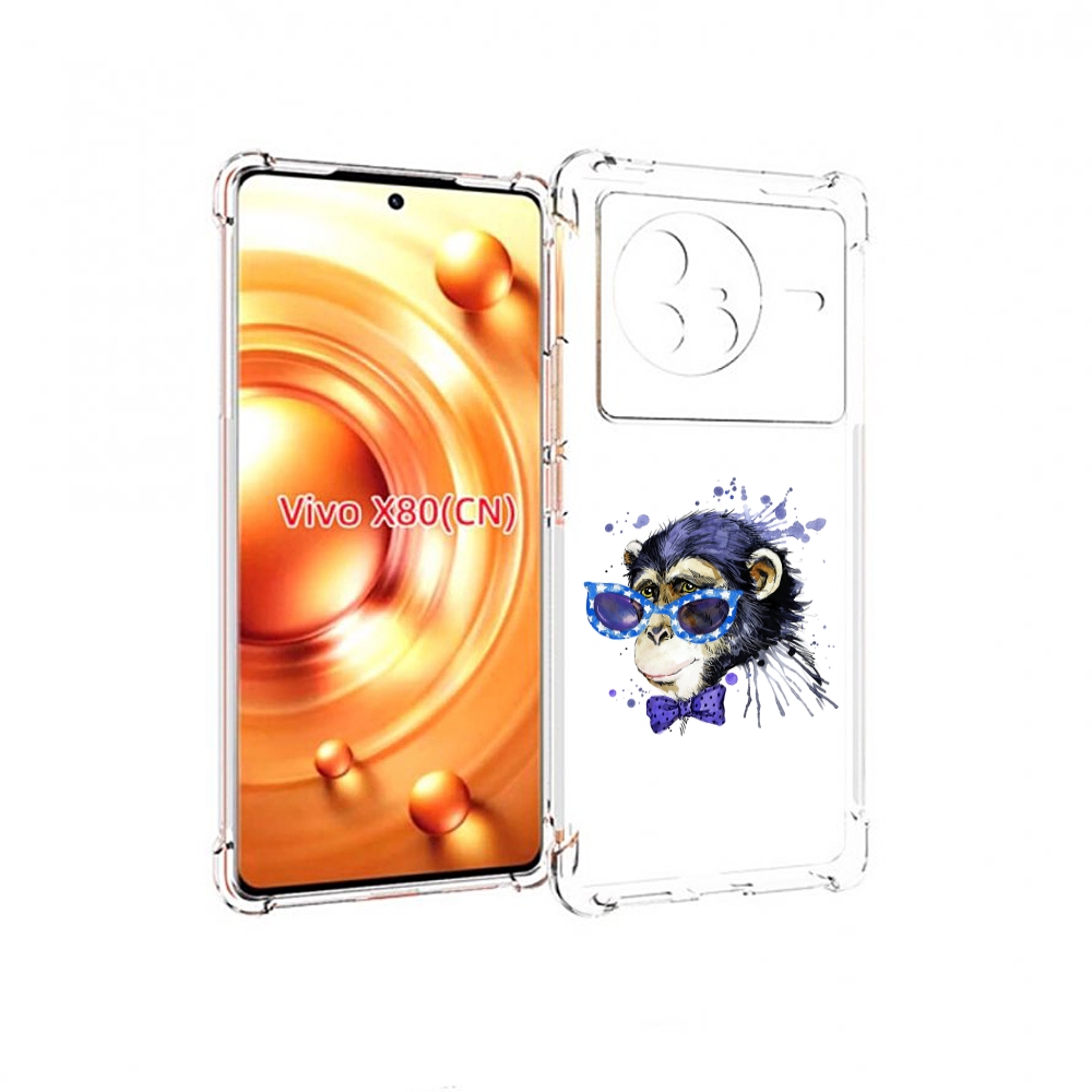 

Чехол Mypads Акварельная Обезьяна Для Vivo X80, Прозрачный, Tocco