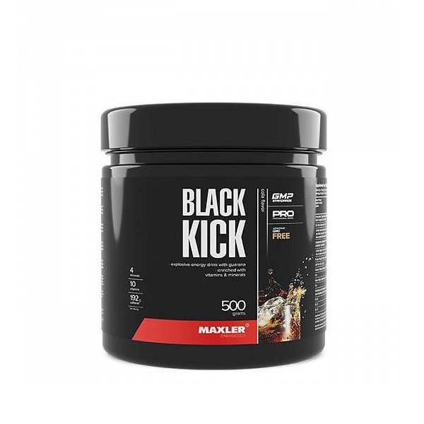 Энергетик Maxler Black Kick, 500 г, cola