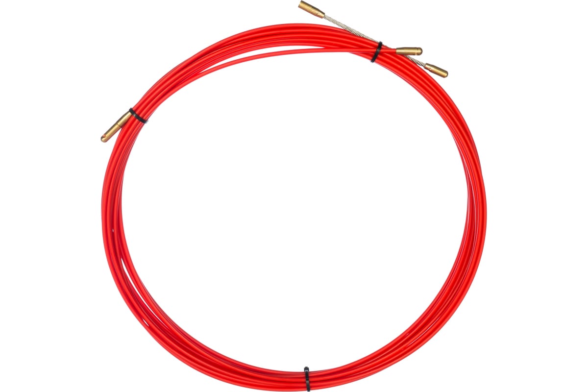 Rexant Протяжка кабельная (мини УЗК в бухте), стеклопруток, 3,5мм, 10м красная (47-1010)