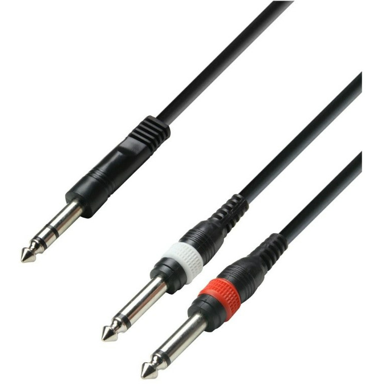 

Кабель аудио 1xJack - 2xJack Adam Hall K3YVPP0600 6.0m, K3YVPP0600 6.0m