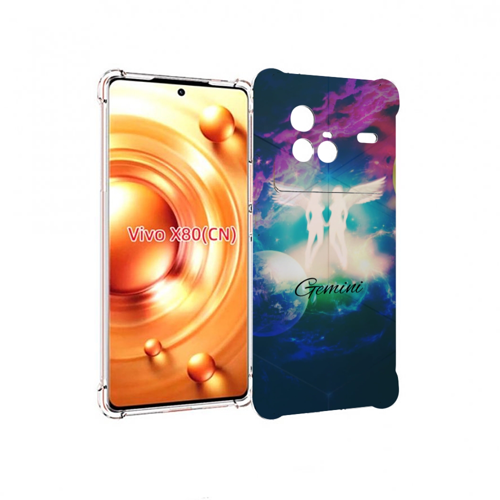 

Чехол Mypads Знак Зодиака Близнецы 3 Для Vivo X80, Прозрачный, Tocco