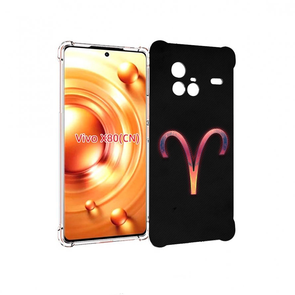 

Чехол MyPads знак зодиака овен 1 для Vivo X80, Прозрачный, Tocco