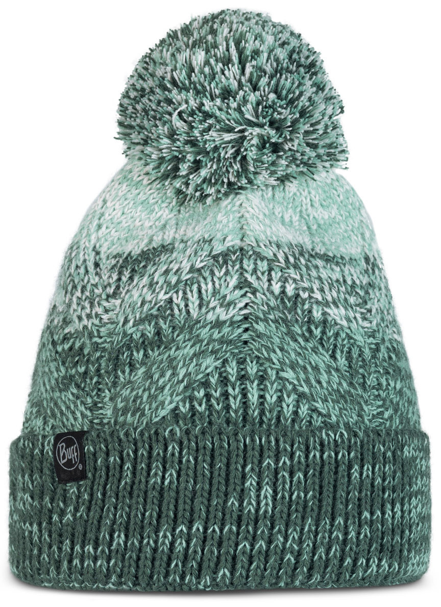 Шапка бини унисекс Buff Knitted & Fleece Band Hat Masha masha silversage, р.53-62 зеленый, размер 53; 54; 55; 56; 57; 58; 59; 60; 61; 62