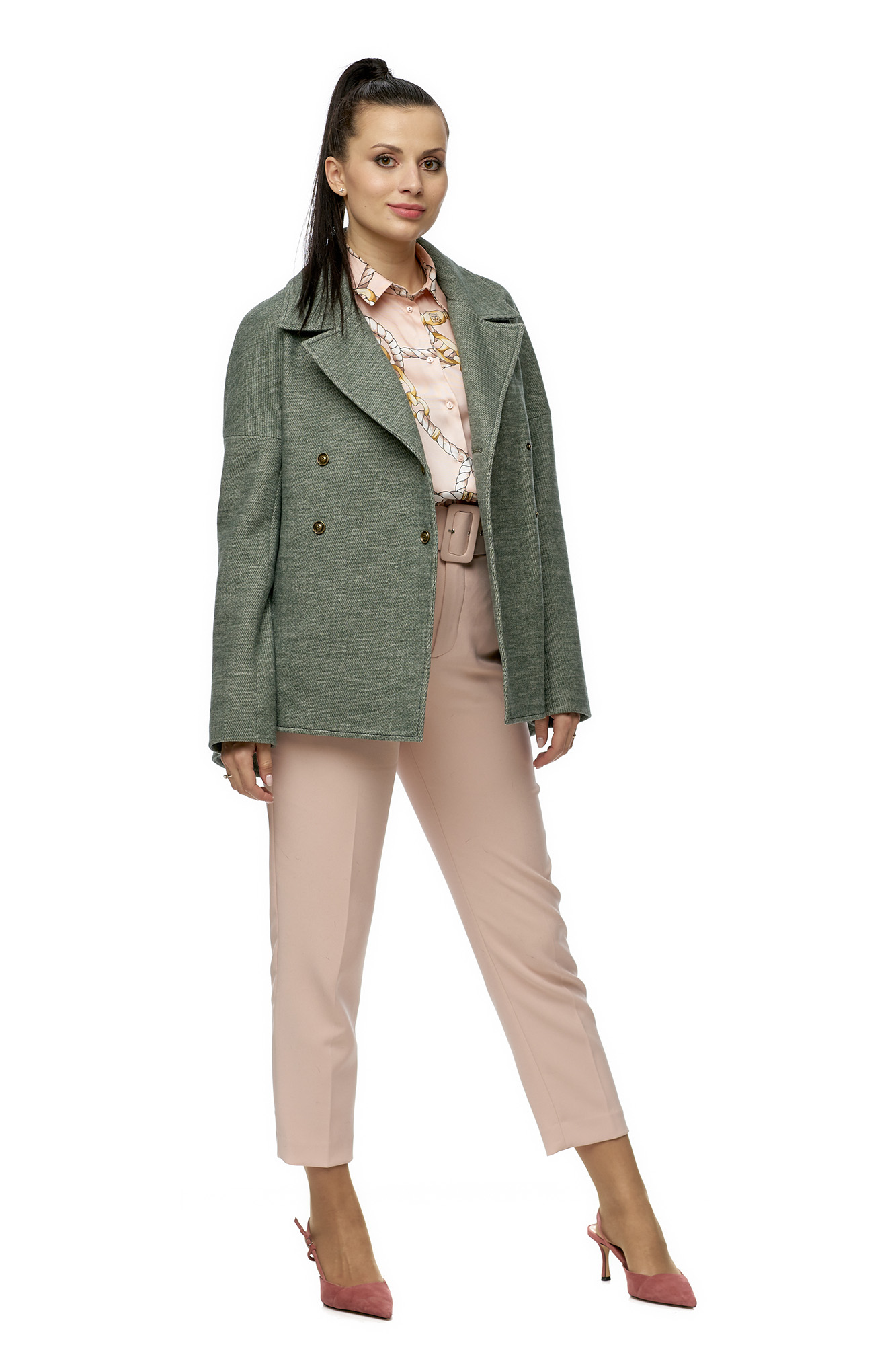 

Пальто женское МОСМЕХА 8009172 серое 52 RU, Серый, 8009172