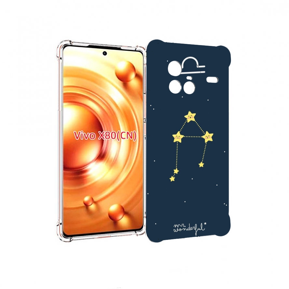 

Чехол Mypads Знак-Зодиака-Весы-1 Для Vivo X80, Прозрачный, Tocco