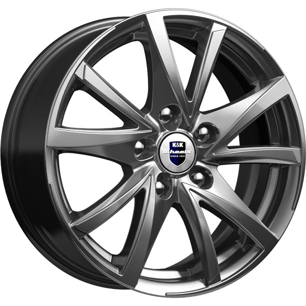 

Колесный диск K&K Игуана 6.5x15/4x100 D60.1 ET40 дарк платинум