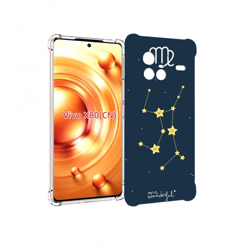 

Чехол Mypads Знак-Зодиака-Дева-3 Для Vivo X80, Прозрачный, Tocco