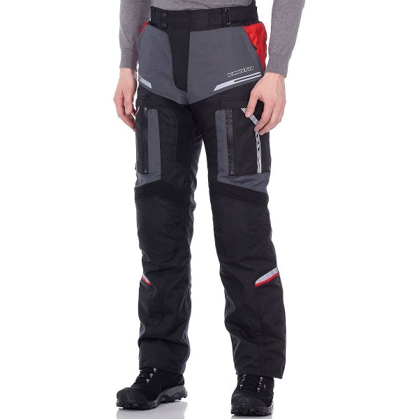 

Мотобрюки Vmoto Voweg Black/Red, M, Voweg Black/Red
