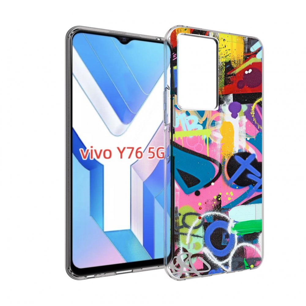 

Чехол MyPads абстракция-графити для Vivo Y76 5G, Прозрачный, Tocco