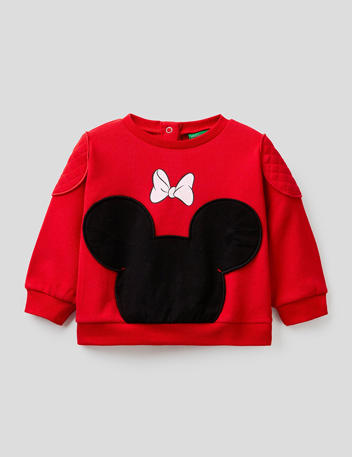 

Свитшот для девочек Benetton цв. красный р.80, 21A_3JR4C15ED