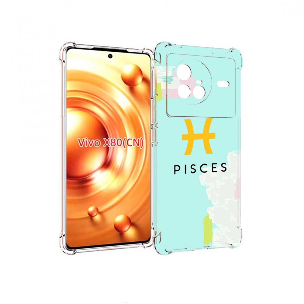 

Чехол Mypads Знак-Зодиака-Рыбы-2 Для Vivo X80, Прозрачный, Tocco