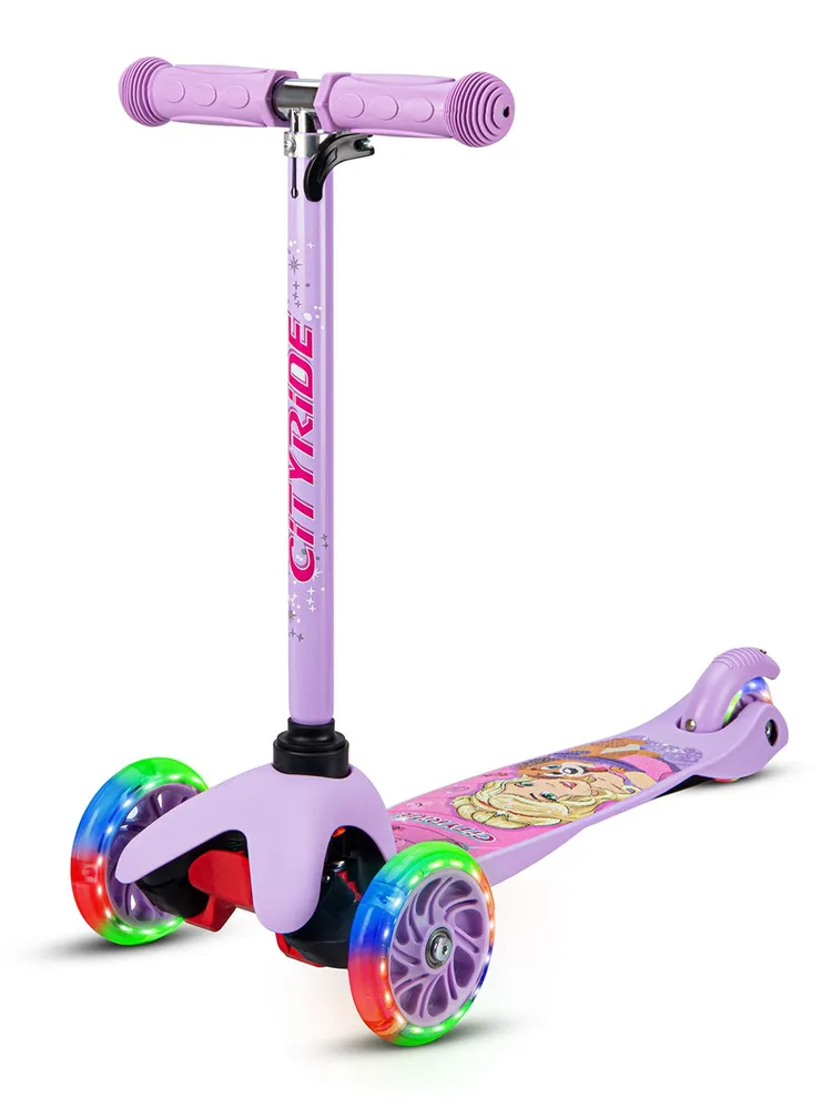 фото Трехколесный самокат city-ride cr-s4-bvl фиолетовый