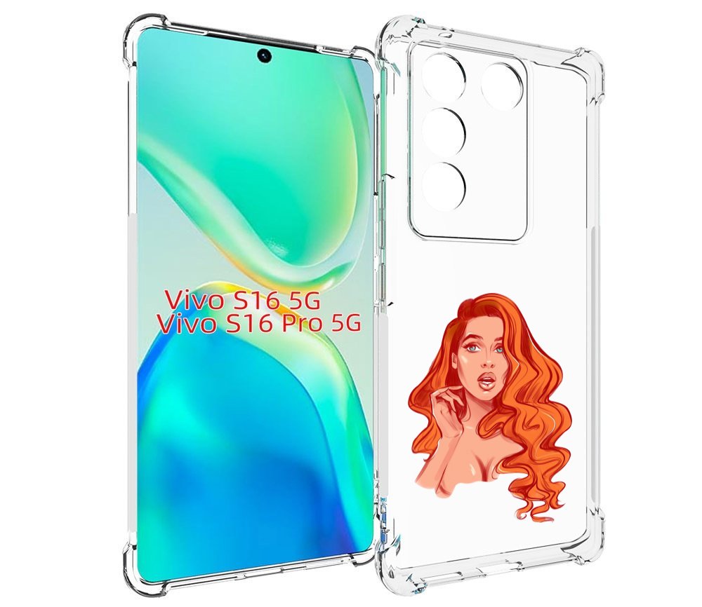 

Чехол MyPads рыжая-девушка-модельной-внешности женский для Vivo S16 5G / S16 Pro 5G / V..., Tocco