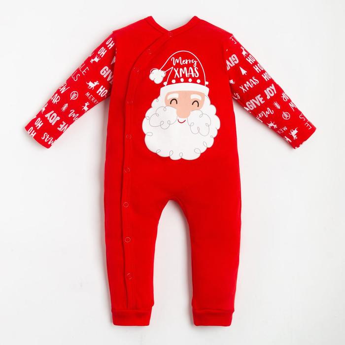 

Комбинезон Крошка Я Happy winter 2, рост 86-92 см, красный, Happy winter 2