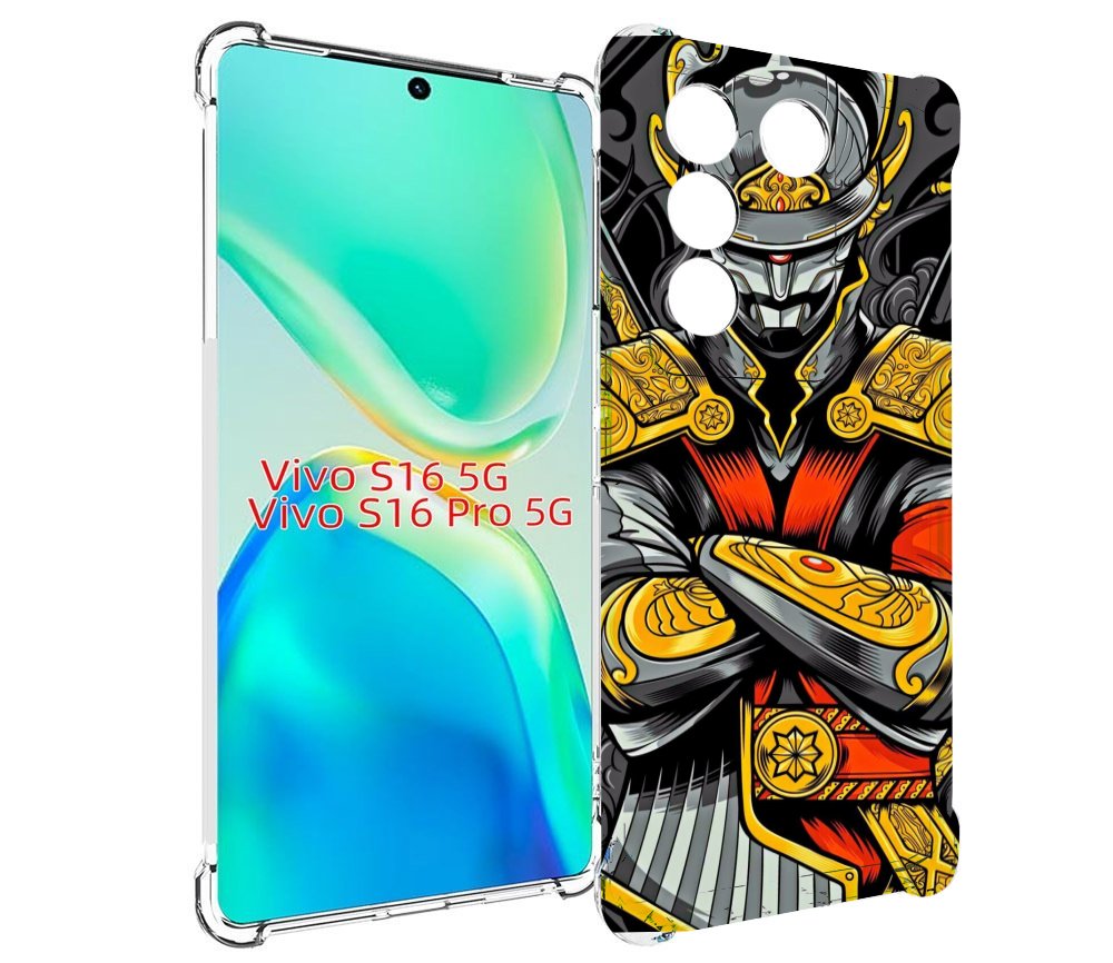 

Чехол MyPads самурай для Vivo S16 5G/S16 Pro 5G/V27/V27 Pro, Tocco
