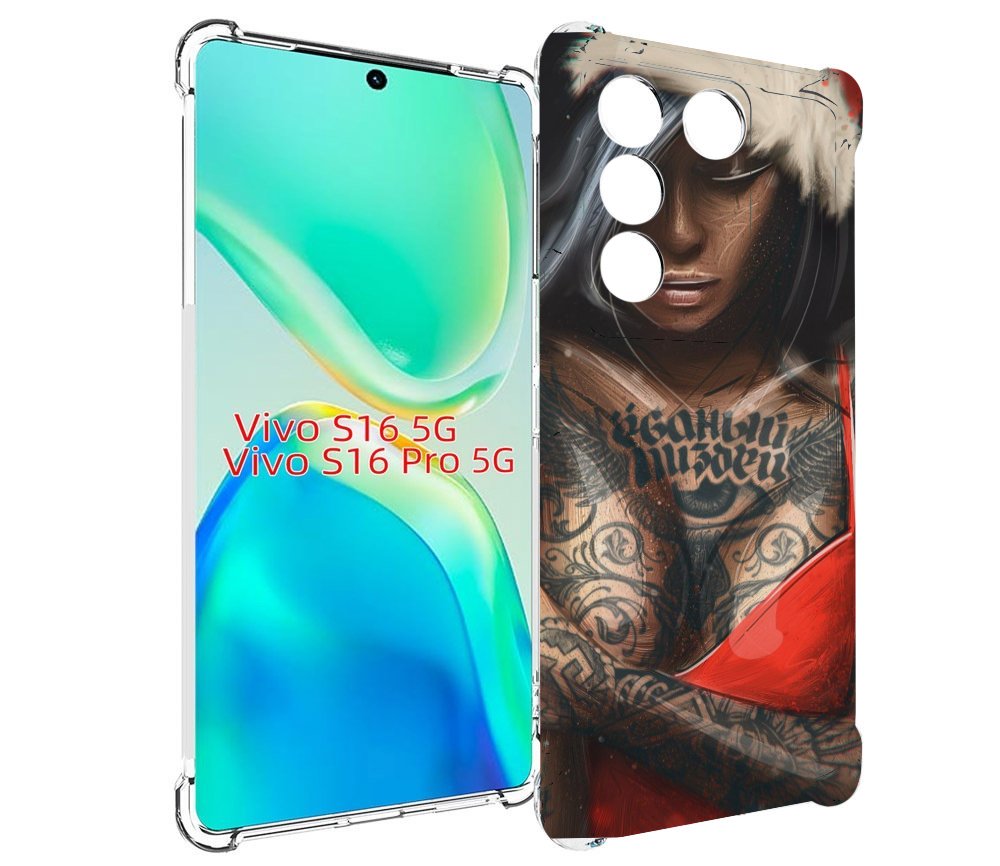 

Чехол MyPads санта-клаус-девушка для Vivo S16 5G/S16 Pro 5G/V27/V27 Pro, Tocco
