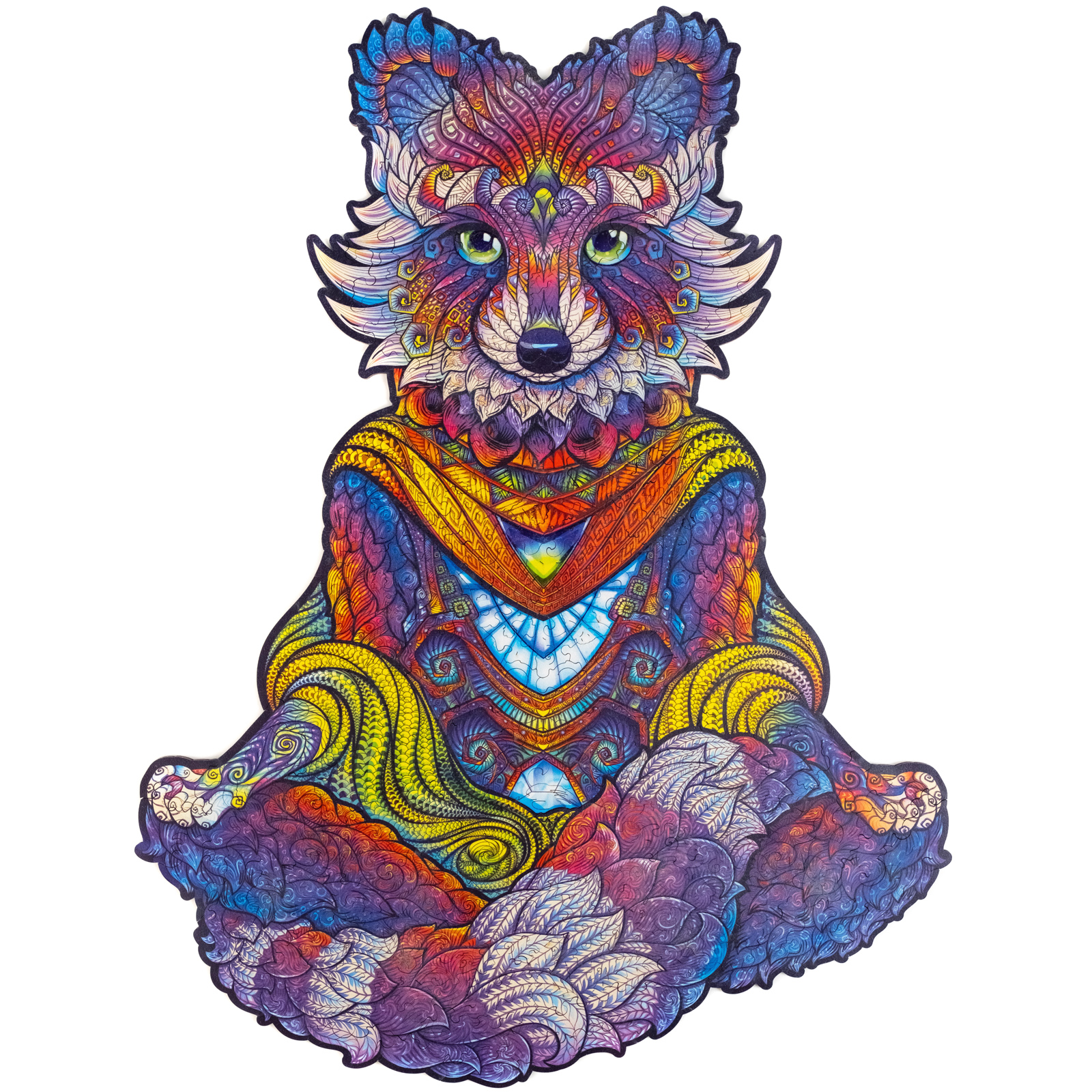 

Деревянный пазл Unidragon Эмпанирующий Енот Подарок размер 30x40 см, деталь - KS, Эманирующий Енот