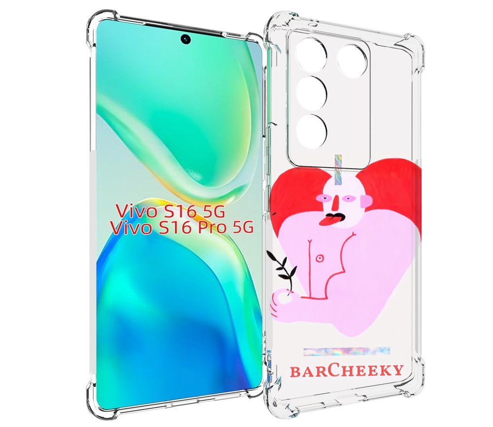 

Чехол MyPads силач в сердце женский для Vivo S16 5G/S16 Pro 5G/V27/V27 Pro, Tocco