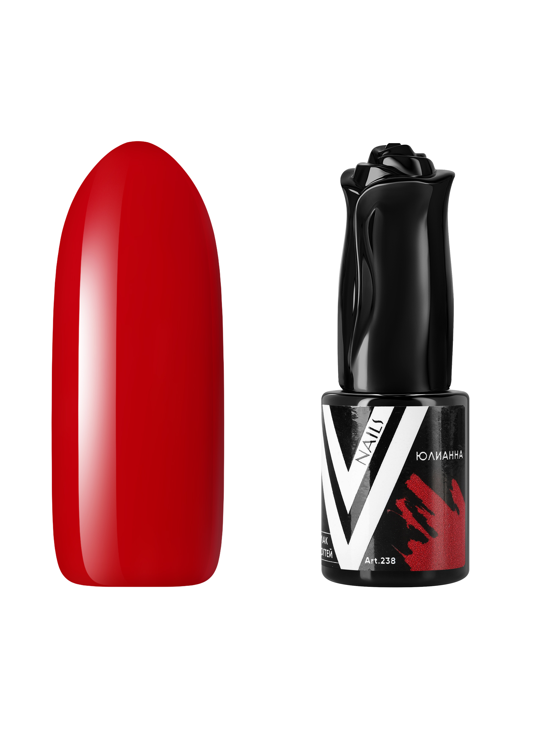 

Гель-лак для ногтей Vogue Nails плотный самовыравнивающийся, светлый, красный, 10 мл