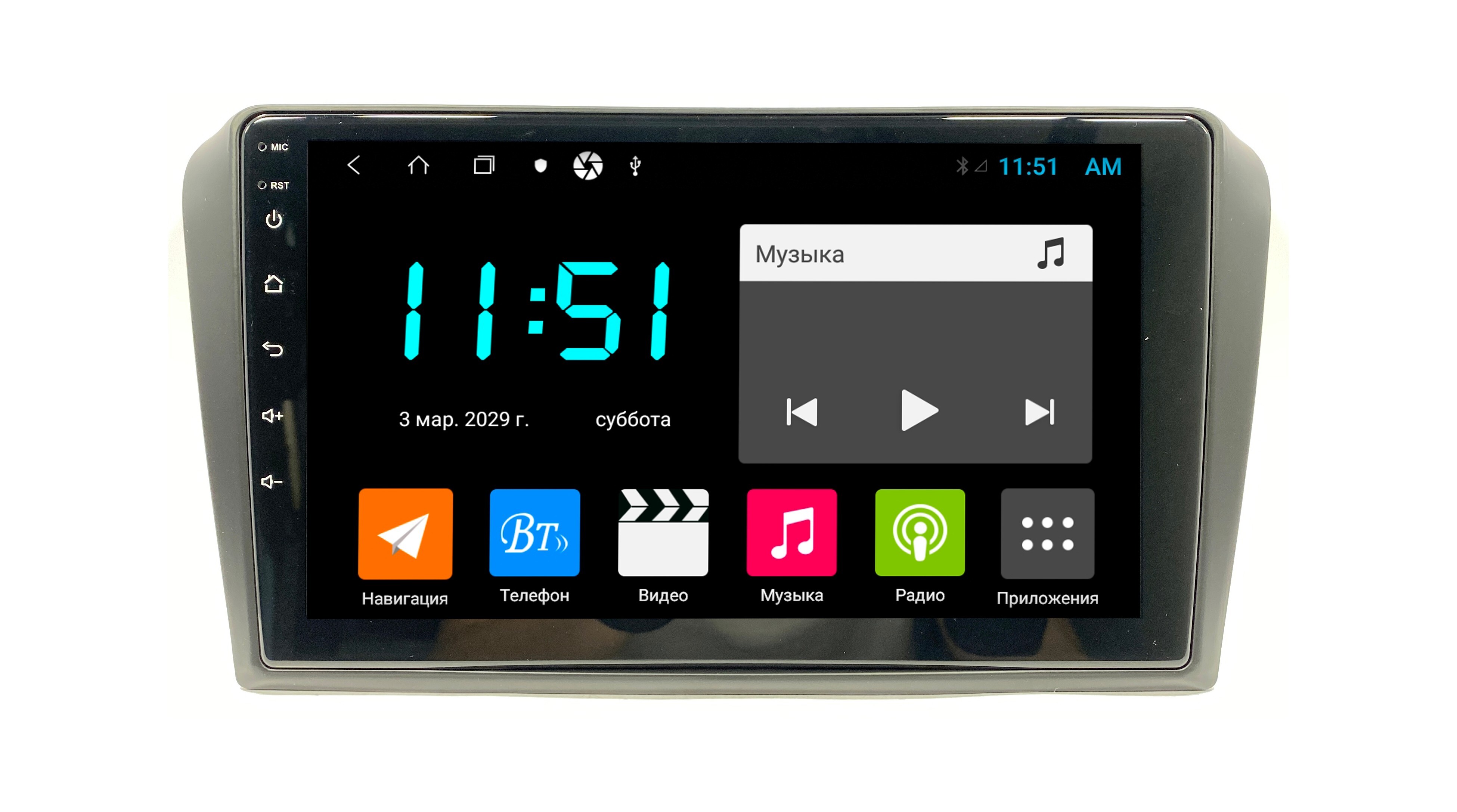Штатная автомагнитола Zenith Mazda 3 2004-2009 Android 12 464GB Мультируль ШГУ 3129100₽