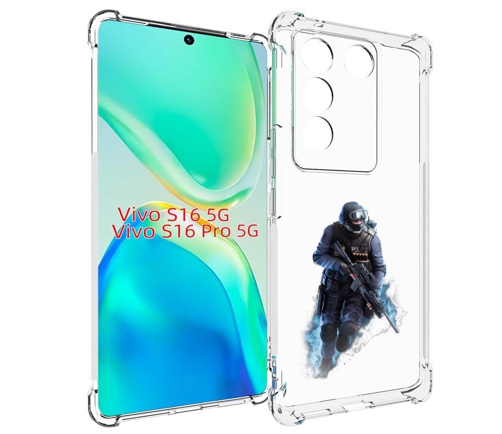 

Чехол MyPads спецназ-ксго для Vivo S16 5G/S16 Pro 5G/V27/V27 Pro, Tocco