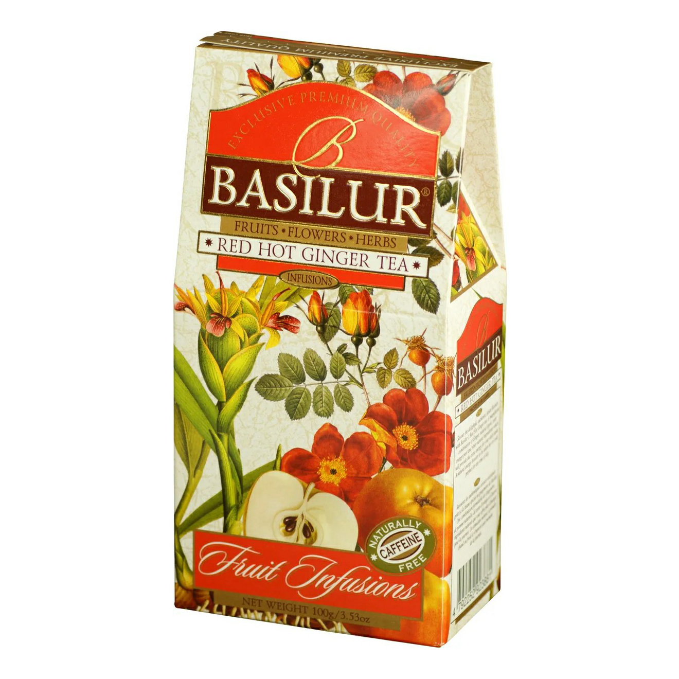 Чай фруктовый Basilur Фруктовое вдохновение Пряный Имбирь листовой 100 г