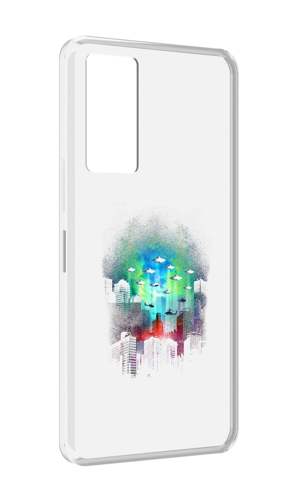 

Чехол MyPads город в свечении для Infinix Note 11, Прозрачный, Tocco