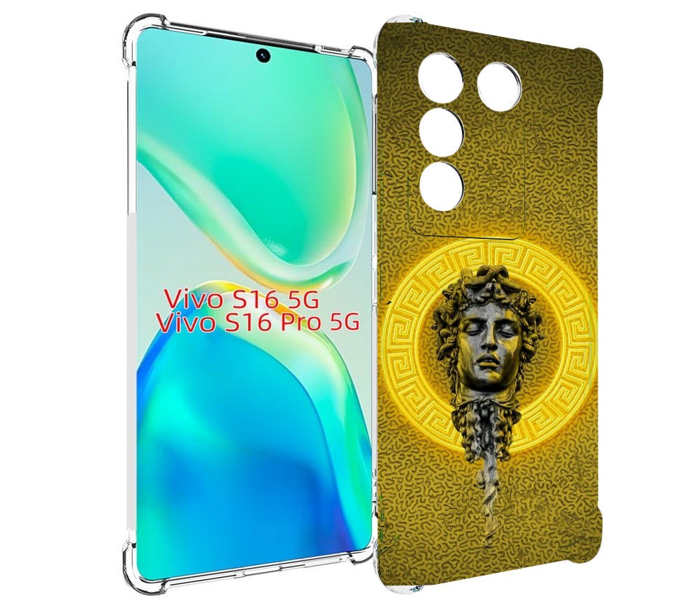 

Чехол MyPads статуя версачи для Vivo S16 5G / S16 Pro 5G / V27 / V27 Pro, Tocco