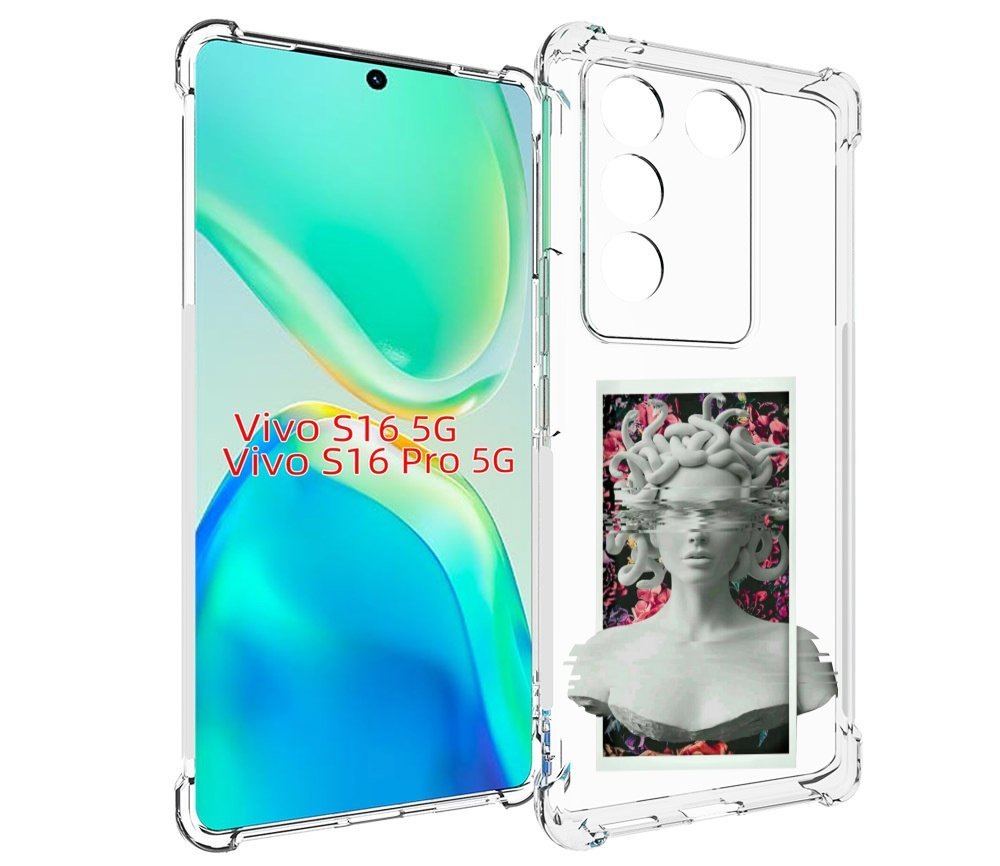 

Чехол MyPads статуя-медузы для Vivo S16 5G/S16 Pro 5G/V27/V27 Pro, Tocco