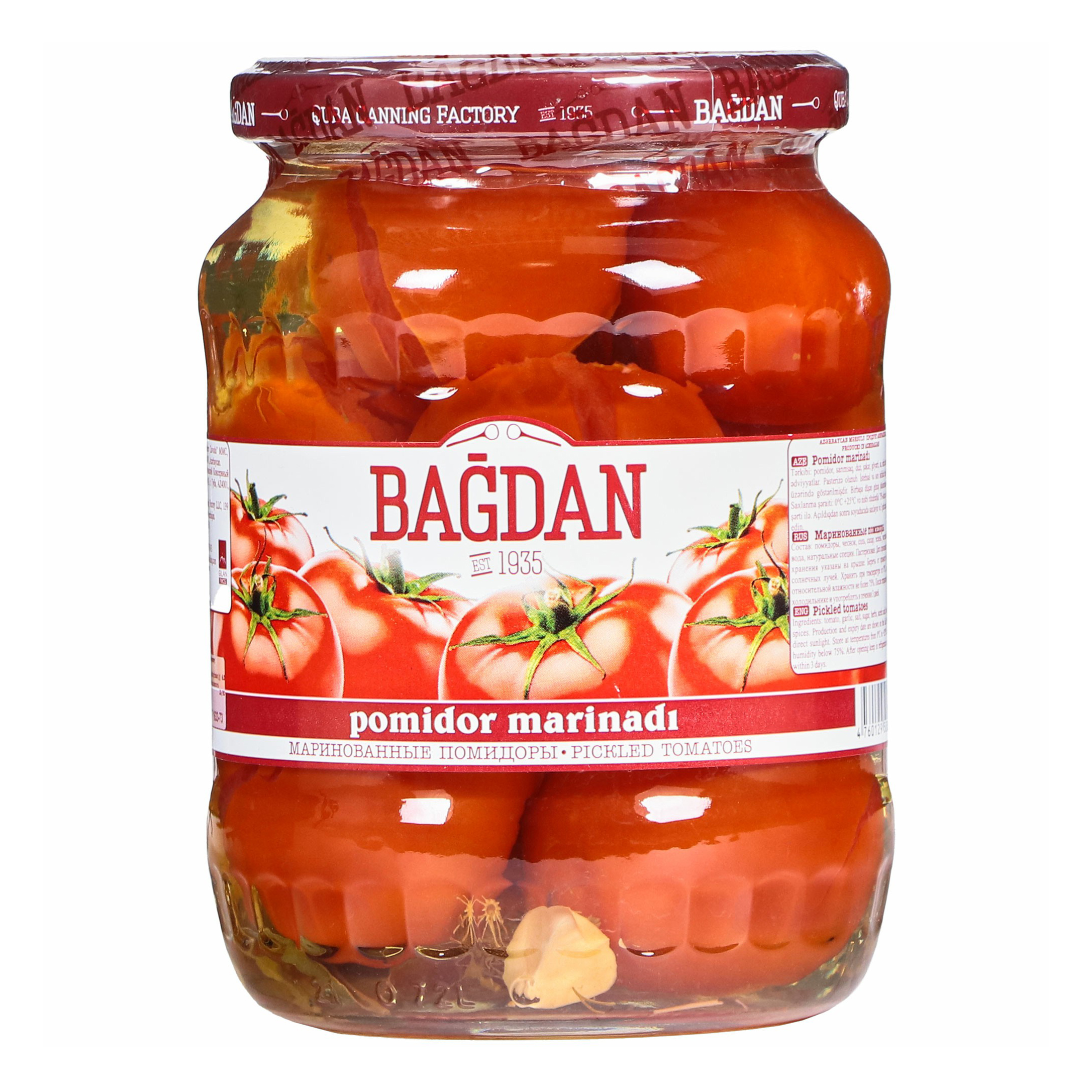 

Помидоры Bagdan маринованные 680 г