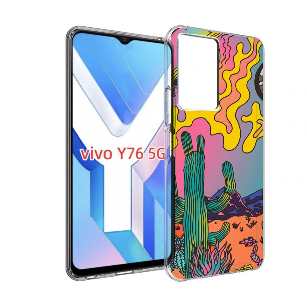 

Чехол MyPads акварельные рисунки для Vivo Y76 5G, Прозрачный, Tocco