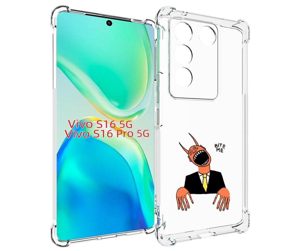 

Чехол MyPads странный чертик с длинными пальцами для Vivo S16 5G / S16 Pro 5G / V27 / V..., Tocco