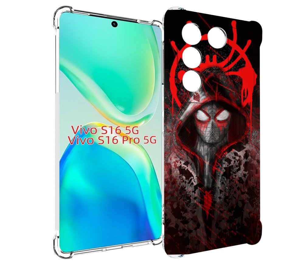 

Чехол MyPads страшный человек паук мужской для Vivo S16 5G/S16 Pro 5G/V27/V27 Pro, Tocco