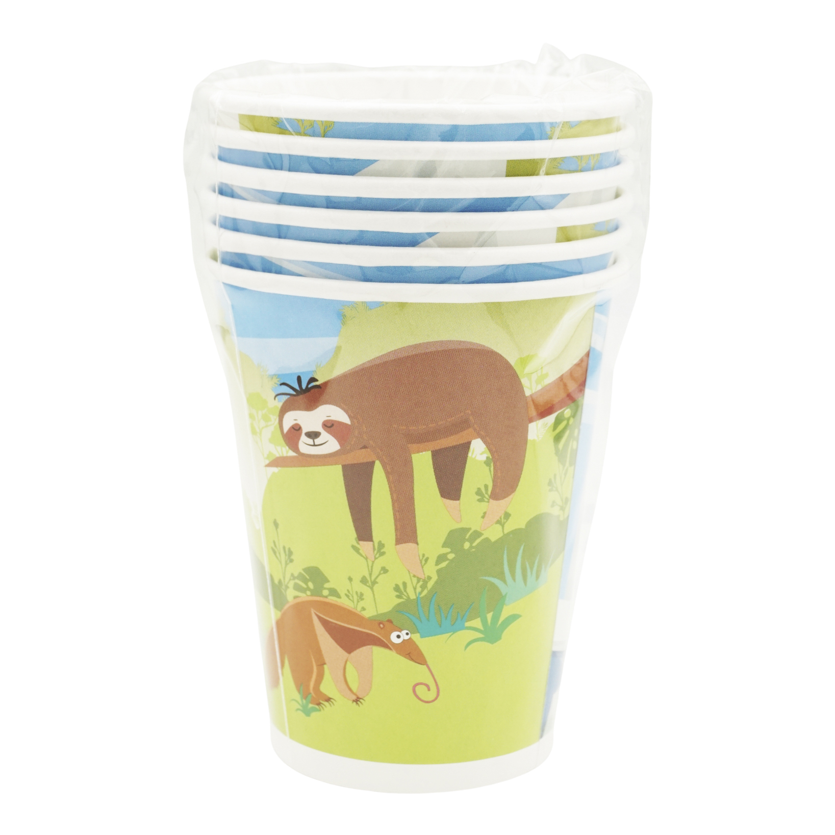 

Стаканы одноразовые Мистерия Север-Юг картонные разноцветные 250 мл 6 шт.