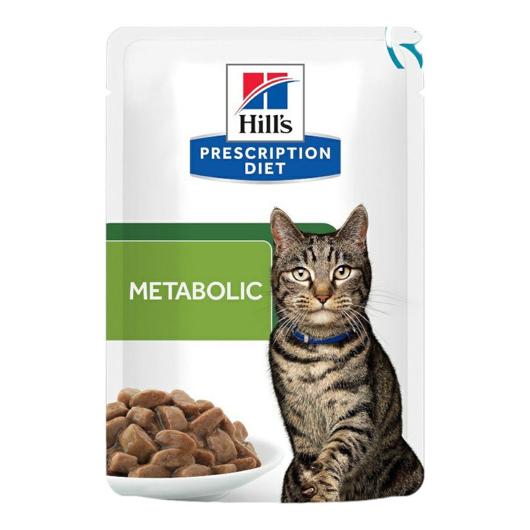 Влажный корм Hills Prescription Diet Feline Metabolic с океанической рыбой для кошек 85 г 185₽